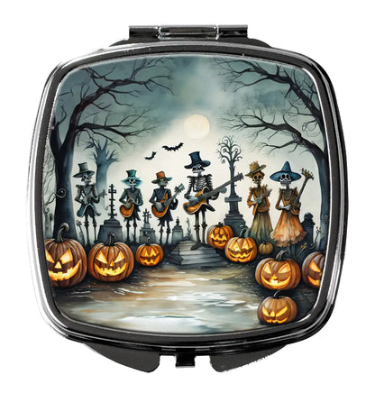 Mariachi Skeleton Band Spooky Halloween Compact Mirror