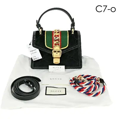 Sylvie Velvet Top Handle Bag