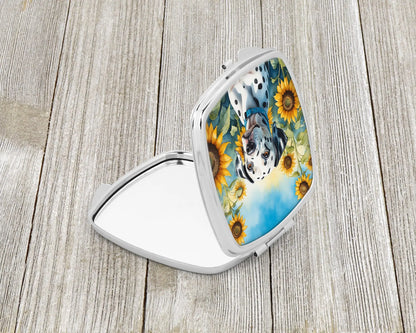 Dalmatian in Sunflowers Compact Mirror