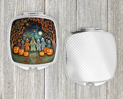 Papel Picado Skeletons Spooky Halloween Compact Mirror