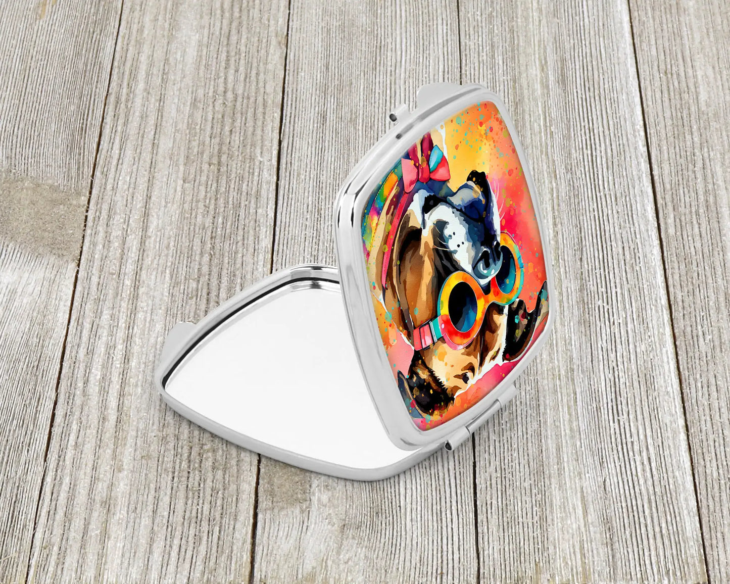 Boxer Hippie Dawg Compact Mirror