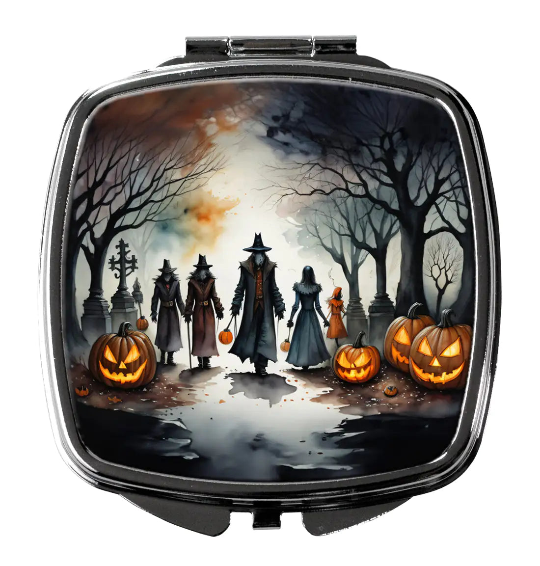 Vampires Spooky Halloween Compact Mirror