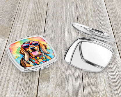 Doberman Pinscher Hippie Dawg Compact Mirror