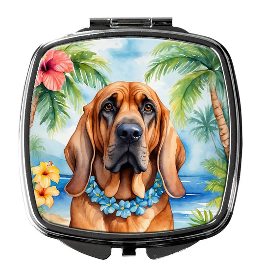 Bloodhound Luau Compact Mirror