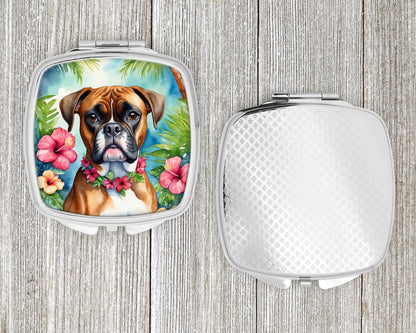 Boxer Luau Compact Mirror