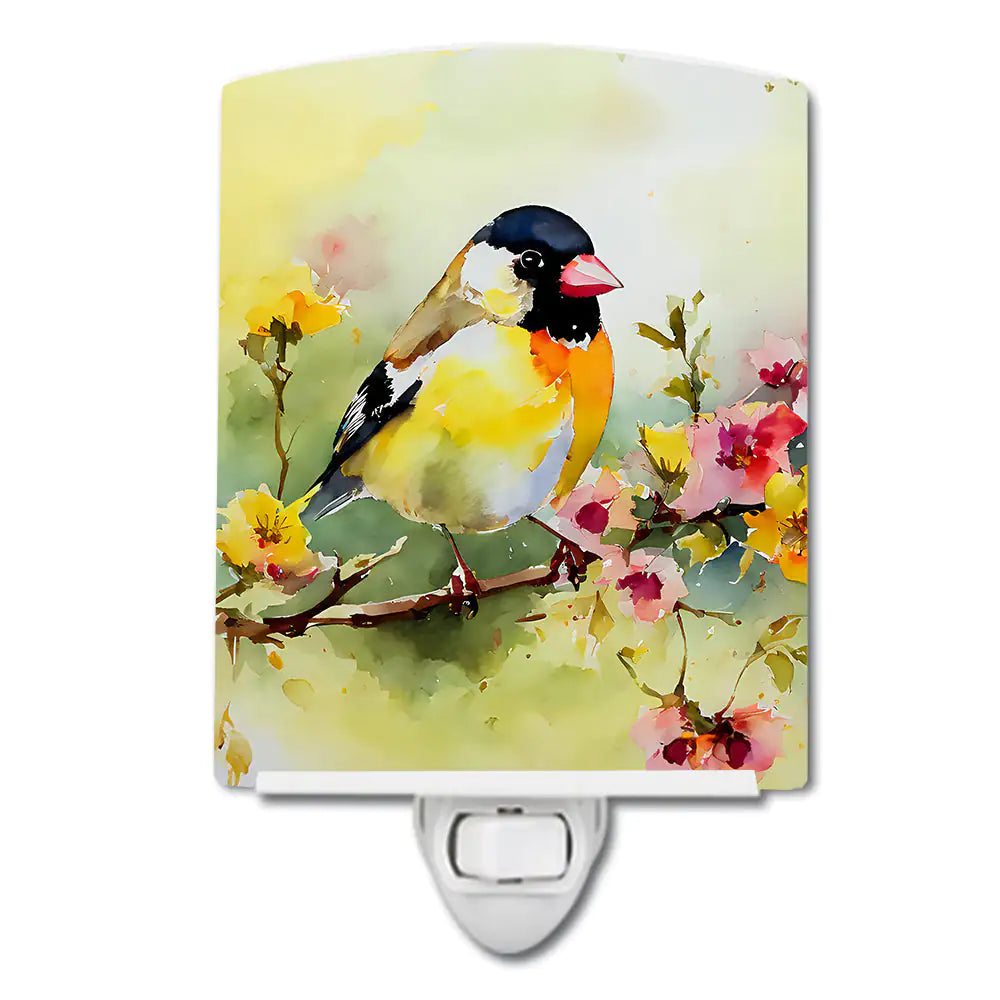 Goldfinch Ceramic Night Light