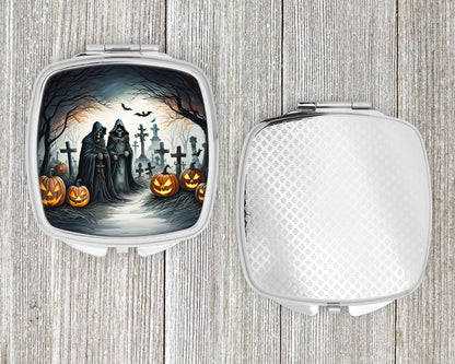 The Grim Reaper Spooky Halloween Compact Mirror