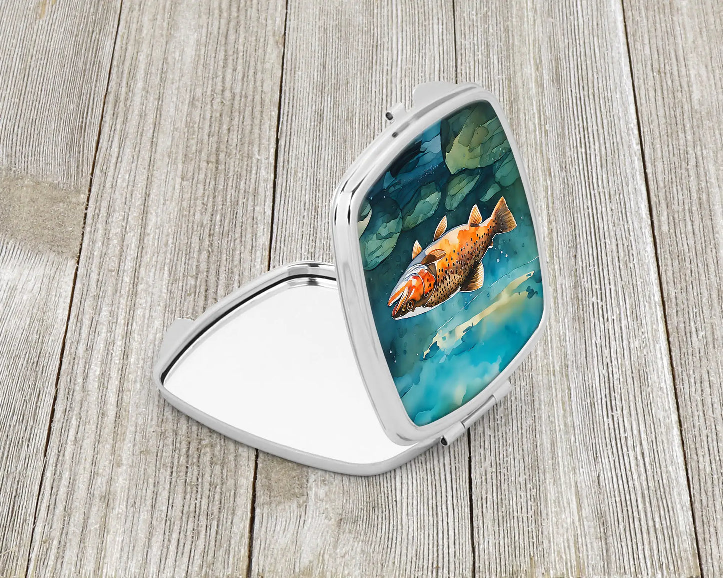 Brown Trout Compact Mirror