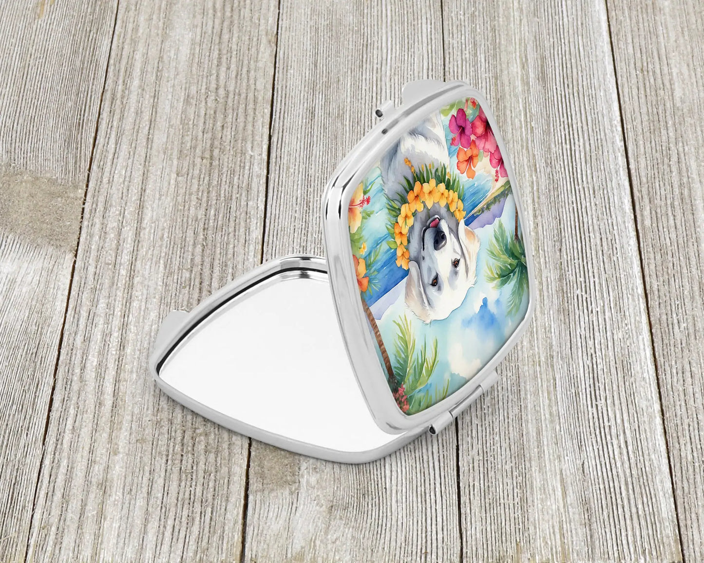 Kuvasz Luau Compact Mirror